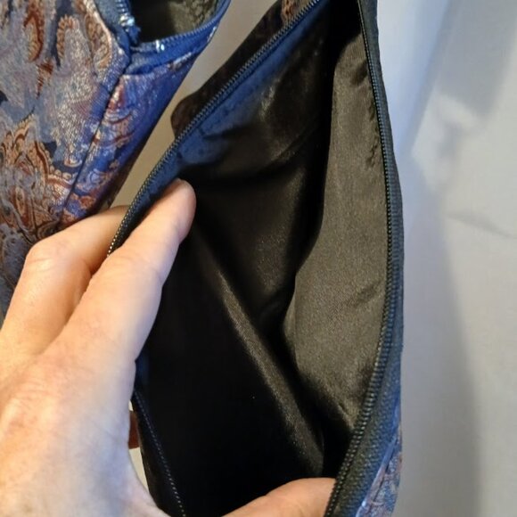 New Zippy Make-Up Cosmetics Toiletries Travel Bags Hanging Wristlet Paisleys - Picture 14 of 14